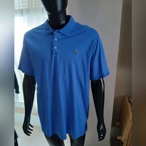 Polo by Ralph Lauren Men's Blue Polo Shirt